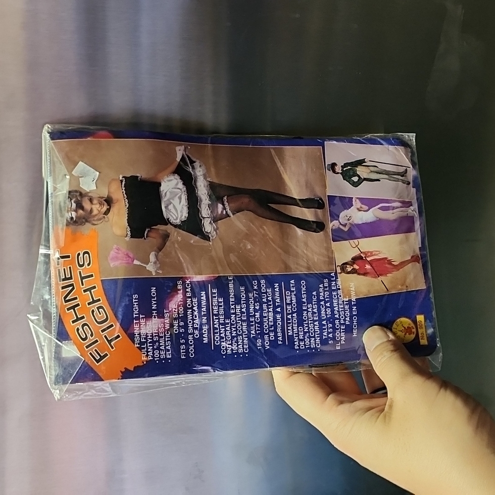 Rubie's Costume Co. Fishnet Tights One Size New In Package BWOT